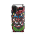 Dancing Demon Tough Case for Samsung Galaxy S20, glossy finish, hand-drawn Diablos Danzantes mask design